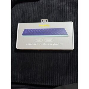 heyday Compact Wireless Keyboard Spring Purple Bluetooth 5.1 NEW